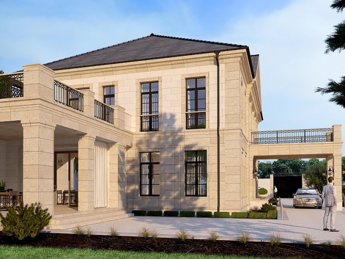 Вілла в класичному стилі